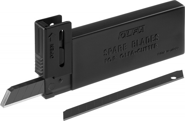 Сменные лезвия OLFA ABB-10B BLACK MAX 9мм, 10 шт.
