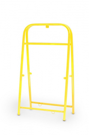 Штендер рекламный прямоугольный 1,20 х 0,6 м желтый