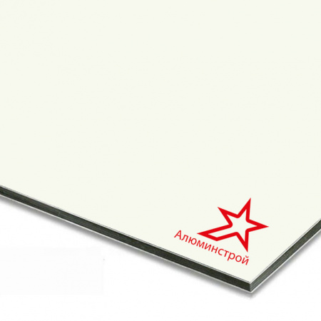 Алюминиевая композитная панель FR 4 мм (0.4) 1220х4000 серия Классик RAL 9010