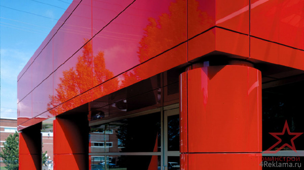 Алюминиевая композитная панель 3 мм (0.3) 1500х4000 серия Глянец в Воронеже