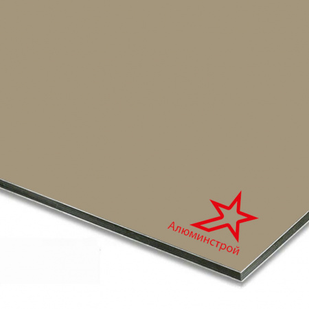 Алюминиевая композитная панель FR 4 мм (0.4) 1220х4000 серия Классик RAL 1019