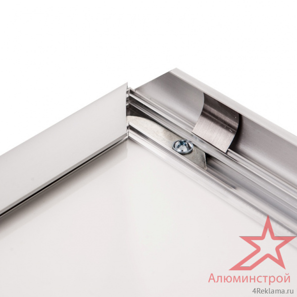 Клик-рамка 25 мм, односторонняя, прямой угол