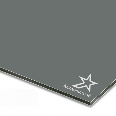 Алюминиевая композитная панель FR 4 мм (0.4) 1220х4000 серия Классик RAL 7005